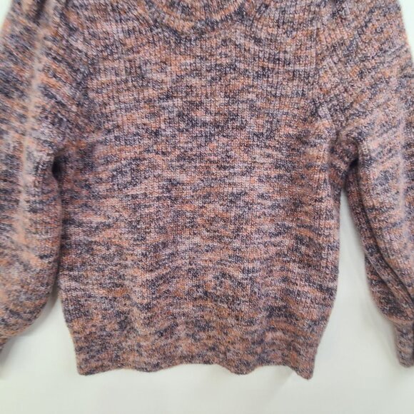 Madewell Space-Dyed Eaton Puff-Sleeve Pullover Sweater  Size XS - Picture 2 of 12